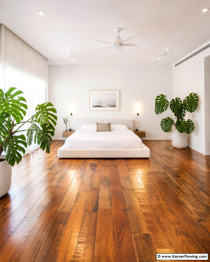 Sustainable Wooden Flooring - 30 Jungle-Themed Bedroom Ideas- Wild & Whimsical Decor