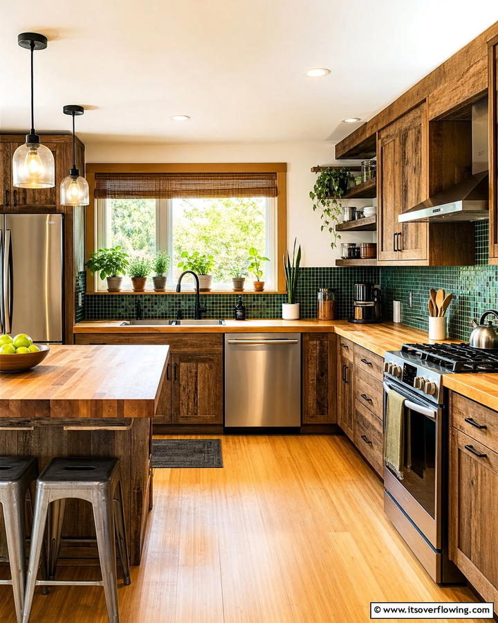 Sustainable and Eco Friendly Choice - 20 Kitchens with Butcher Block Countertops Ideas