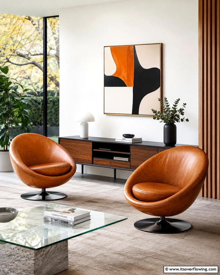 Swivel Chairs - 25 Man Cave Seating Ideas for Ultimate Comfort
