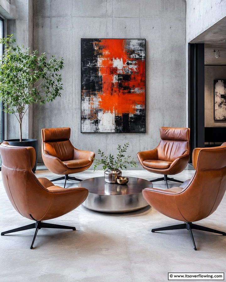 Swivel Chairs for Dynamic Seating - 25 Man Cave Seating Ideas for Ultimate Comfort