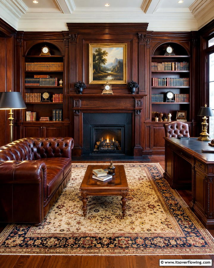 Symmetrical BookcasesOne - 30 Fireplace Built-In Design Ideas for Focal Point Spaces