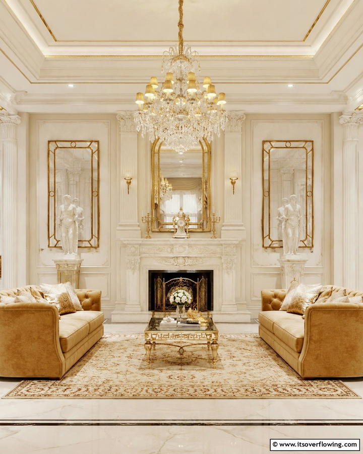 Symmetrical Layout Mastery - 30 Art Deco Interior Design Ideas for Glamorous Spaces