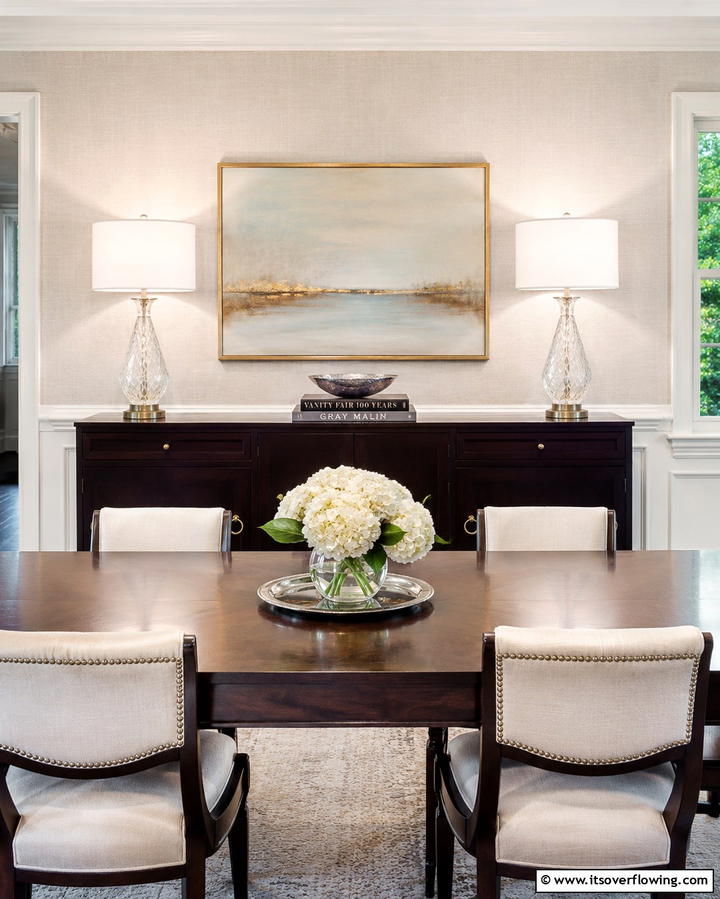 Symmetry with Matching Lamps - 25 Sideboard Decor Ideas to Enhance Your Living Space
