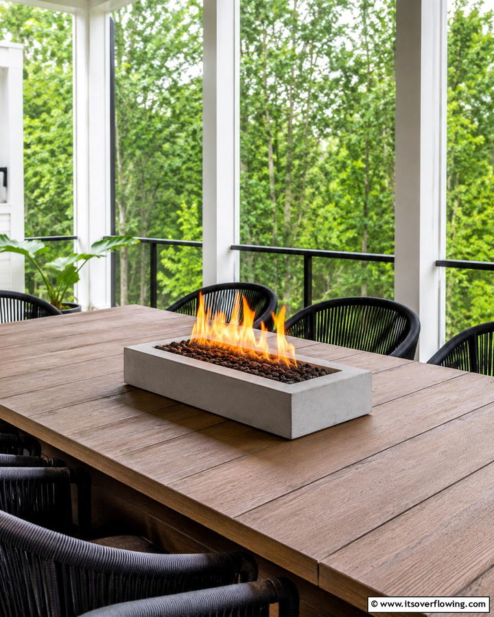 Tabletop Fire Pit - 25 Wood Burning Fire Pit Ideas for Cozy Nights