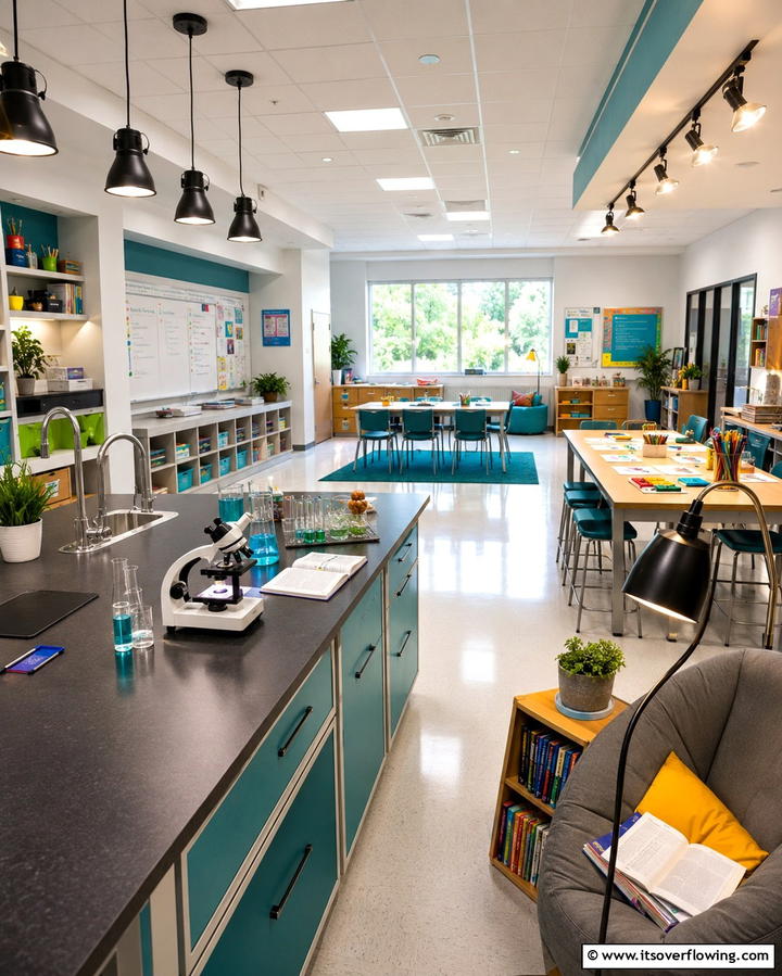 Task Lighting for Focused Activities - 25 Classroom Lighting Ideas for Better Learning