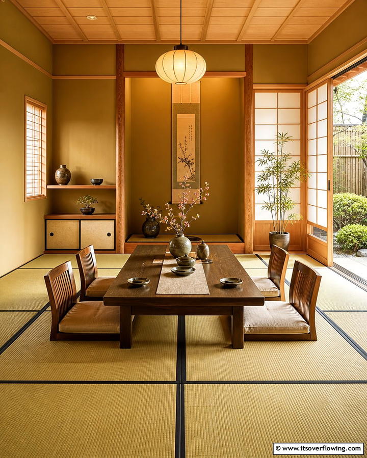 Tatami Mat Flooring - 25 Japanese Dining Room Ideas for a Zen-Inspired Space