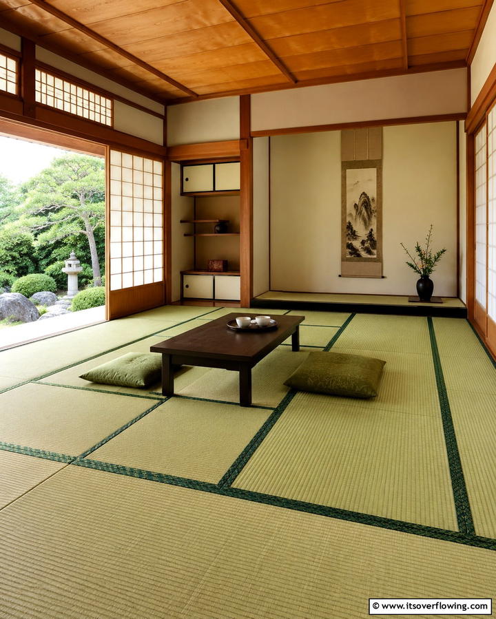 Tatami Mats for Authentic Flooring - 25 Japanese Bedroom Design Ideas for Minimalism