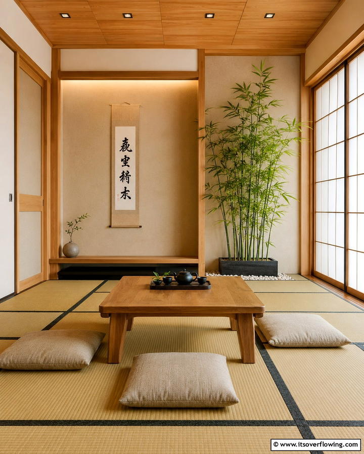 Tatami Mats for an Authentic Touch - 20 Zen Room Ideas for Ultimate Relaxation