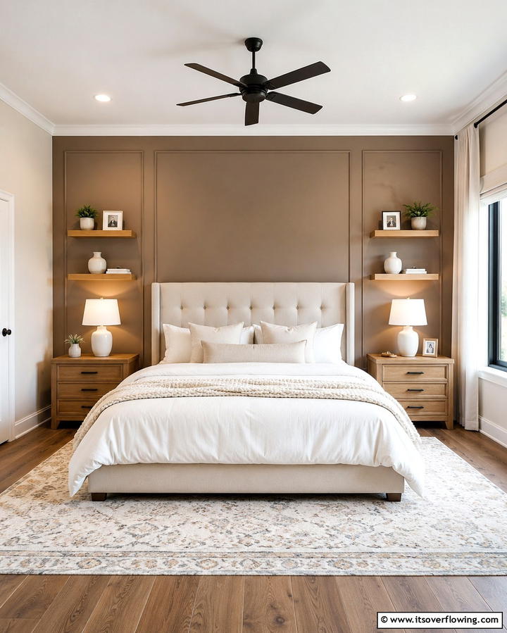 Taupe Accent Wall - 20 Taupe Bedroom Ideas for a Serene Retreat