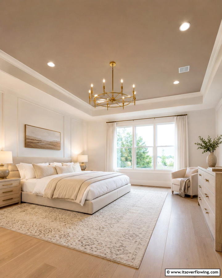 Taupe Ceiling - 20 Taupe Bedroom Ideas for a Serene Retreat