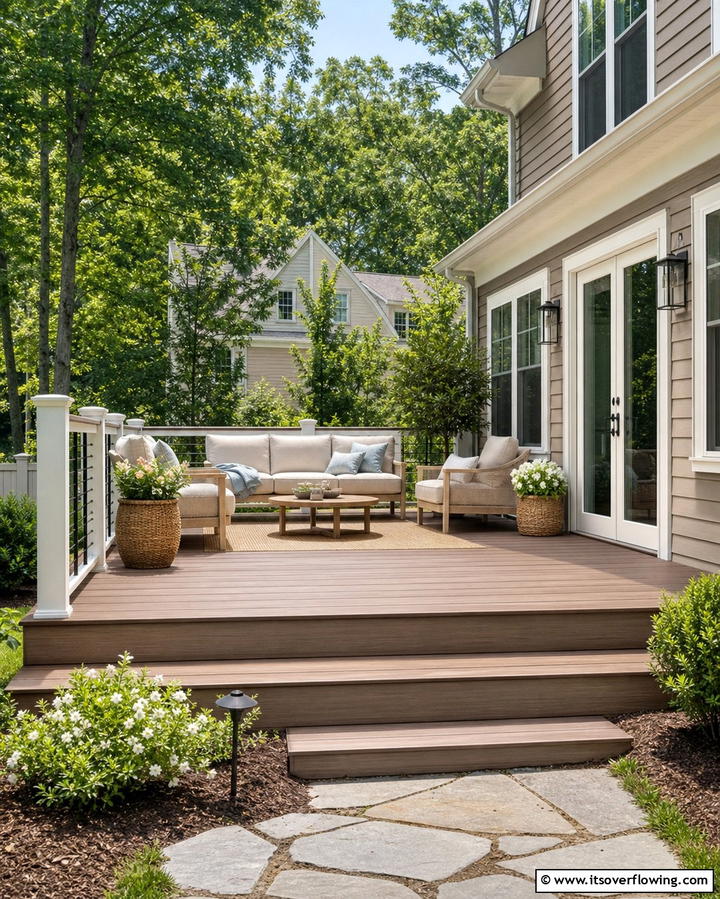 Taupe for Timeless Neutrality - 25 Deck Color Ideas to Transform Your Outdoor Space