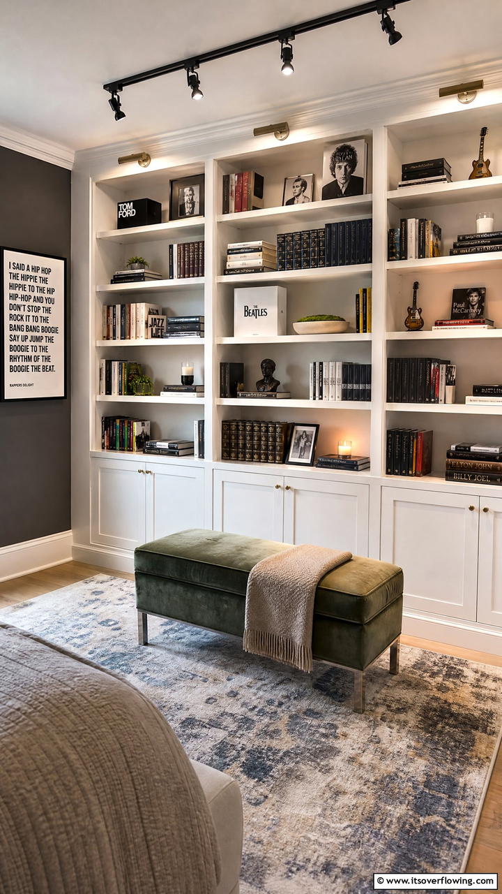 Taylor Swift Inspired Bookshelf - 25 Taylor Swift Themed Bedroom Decor Ideas for Fans