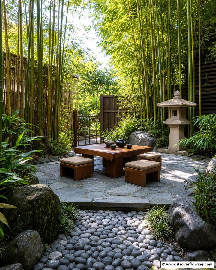 Tea Garden CornersOne - 30 Asian-Inspired Landscaping Ideas for Serene Gardens