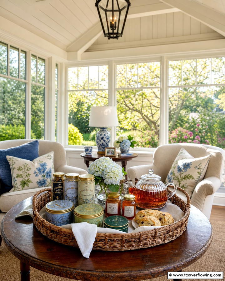 Tea Time Basket - 25 Gift Basket Ideas for Every Occasion and Theme