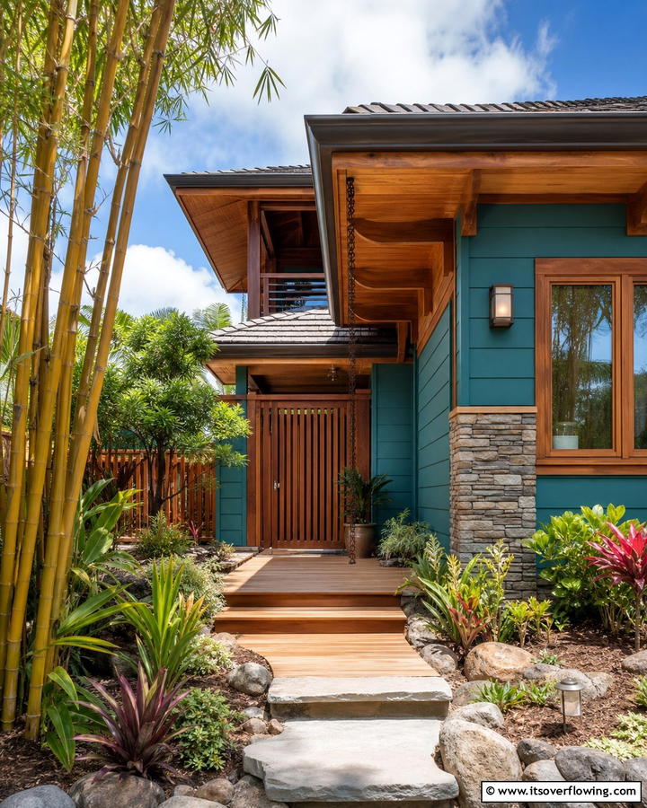 Teal Blue Balance - 20 Midnight Blue and Dark Blue House Siding Colors
