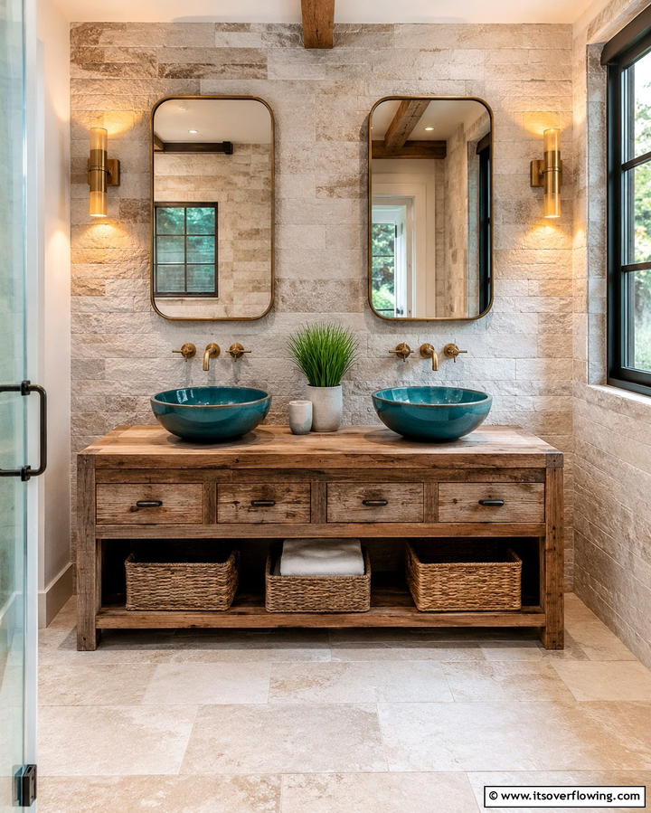 Teal Sink Basins for a Unique Touch - 30 Soothing Teal Bathroom Design Ideas for 2024