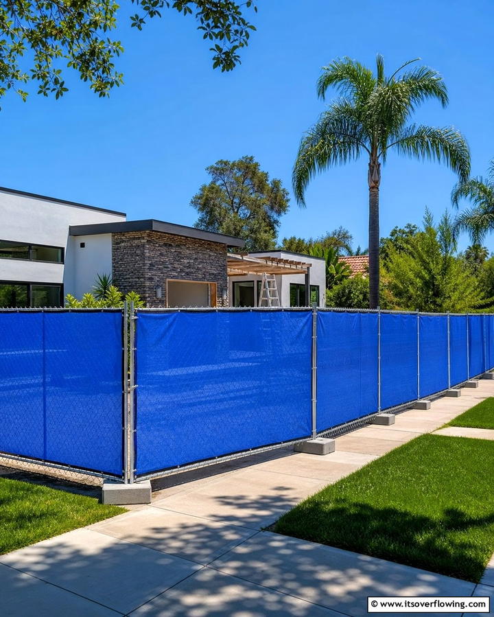 Temporary Chain Link Fence - 25 Temporary Fence Ideas for Versatile Outdoor Spaces