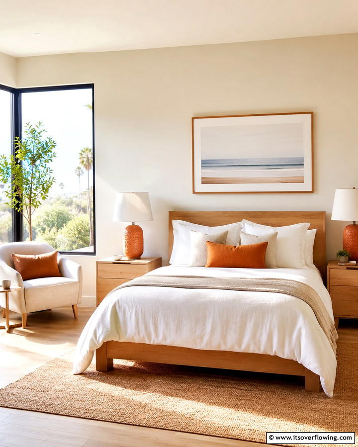 Terracotta Bedside Lamp - 30 Earthy Terracotta Home Decor Design Inspirations