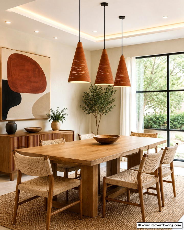 Terracotta Pendant LightsExact - 30 Earthy Terracotta Home Decor Design Inspirations