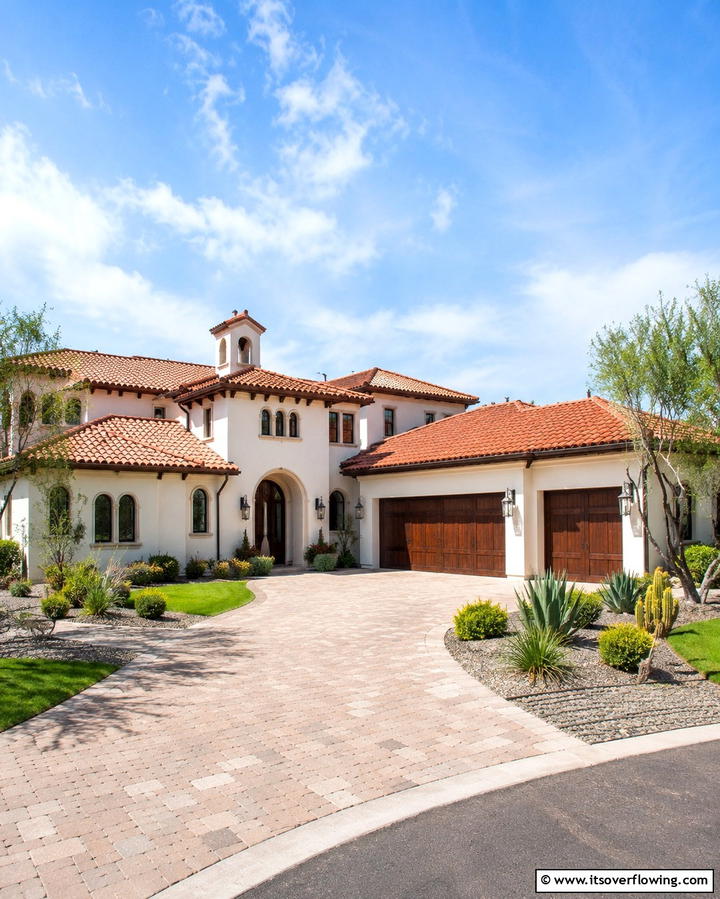 Terracotta Roof Charm - 30 Mexican Style House Design Ideas for Vibrant Homes