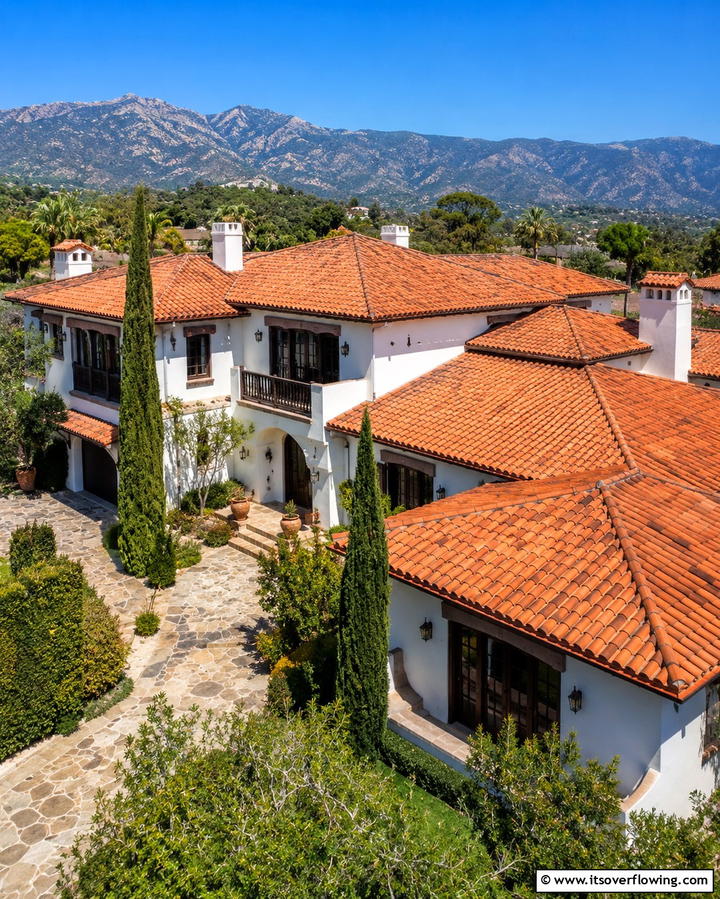 Terracotta Roof Tiles - 30 Mediterranean House Exterior Ideas for Coastal Charm