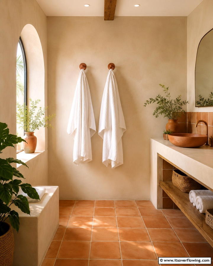 Terracotta Soap Dishes for Small Accents - 25 Terracotta Bathroom Ideas for an Earthy Retreat
