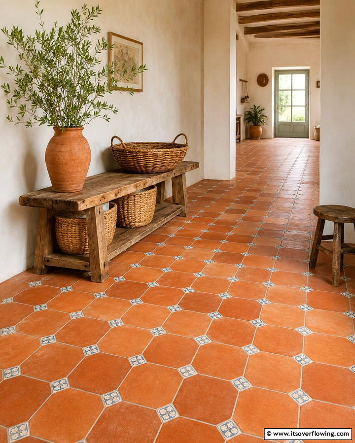 Terracotta Tiles - 25 French Country Kitchen Ideas for a Charming Look