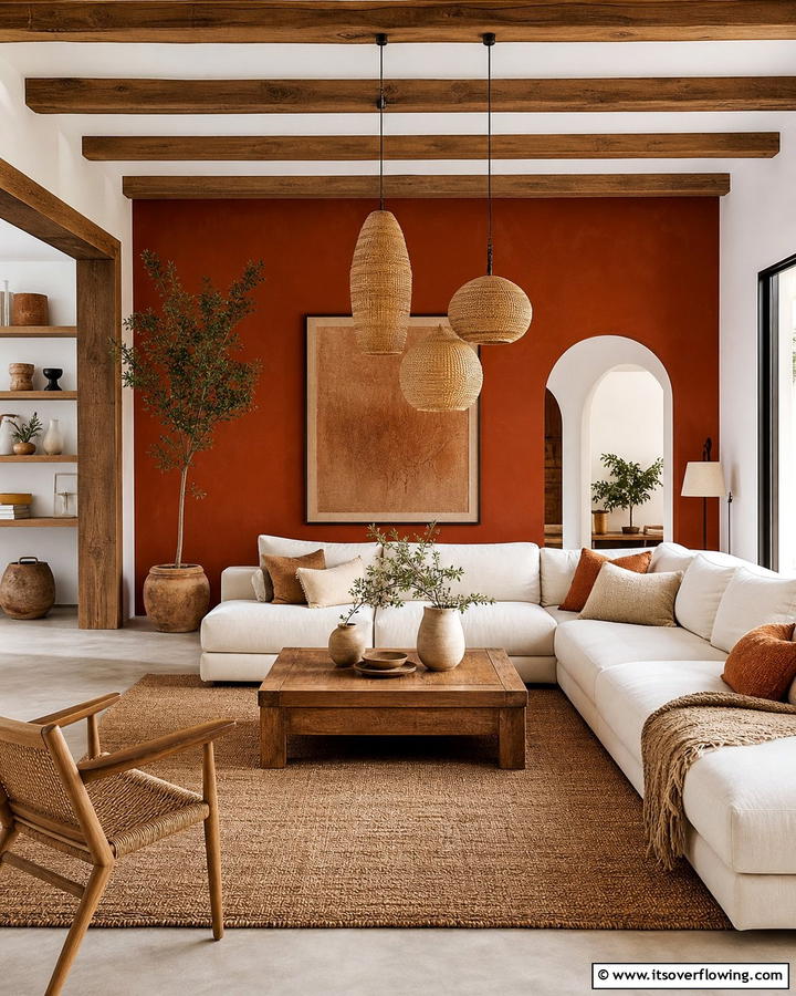 Terracotta Trend - 21 Accent Wall Color Ideas for Bold Interior Transformations