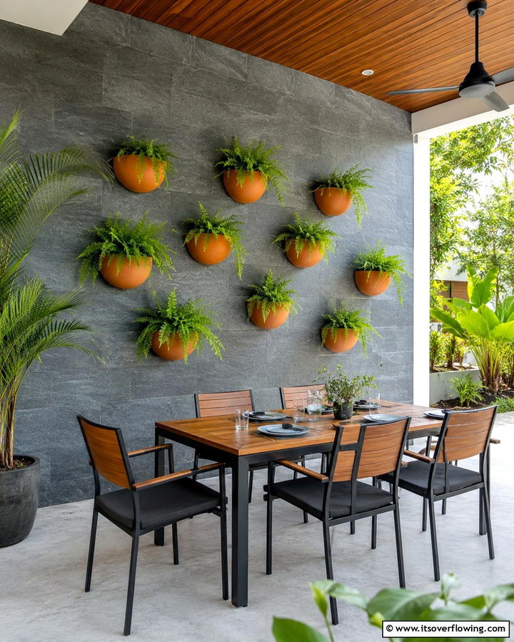 Terracotta Wall PlantersOne - 30 Earthy Terracotta Home Decor Design Inspirations
