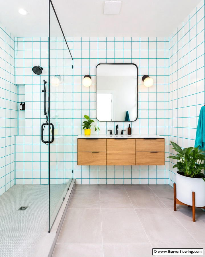 Terracotta Warmth - 30 Bold Colorful Bathroom Designs to Energize Your Morning Routine
