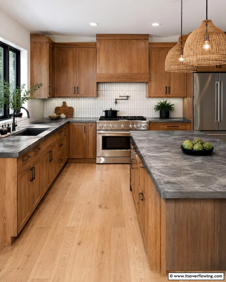 Textured Concrete Countertops for Added Depth - 25 Concrete Countertop Ideas for a Durable and Stylish Kitchen