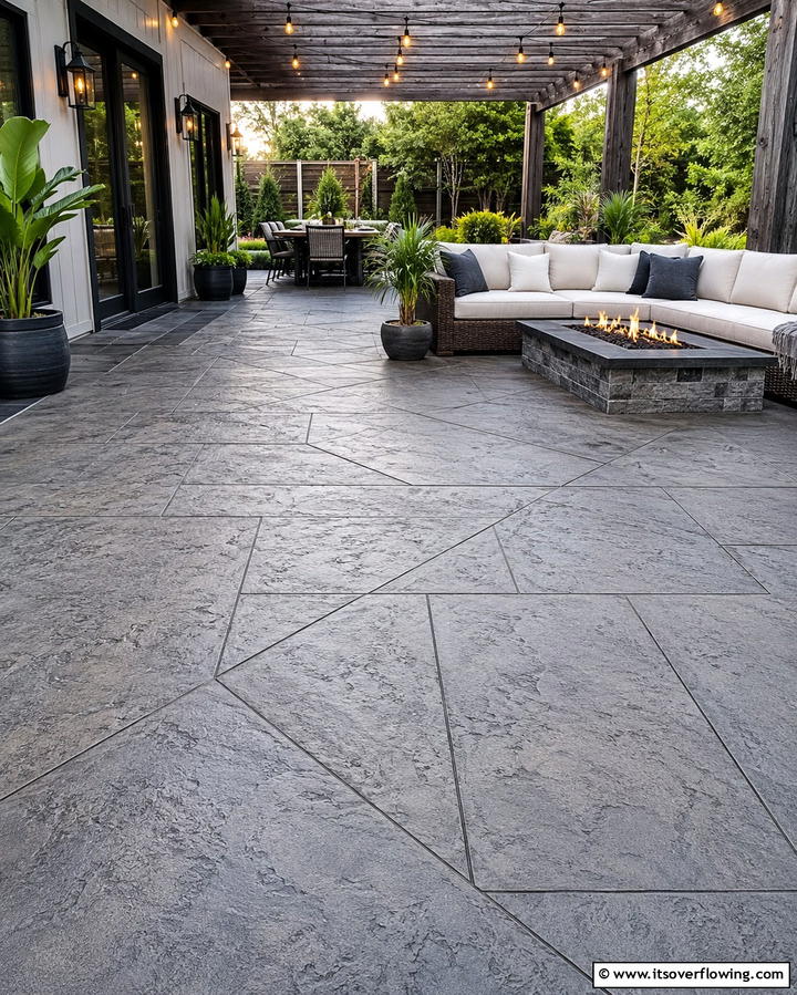 Textured Concrete Floors - 20 Types of Concrete Floor Finishes for Durability