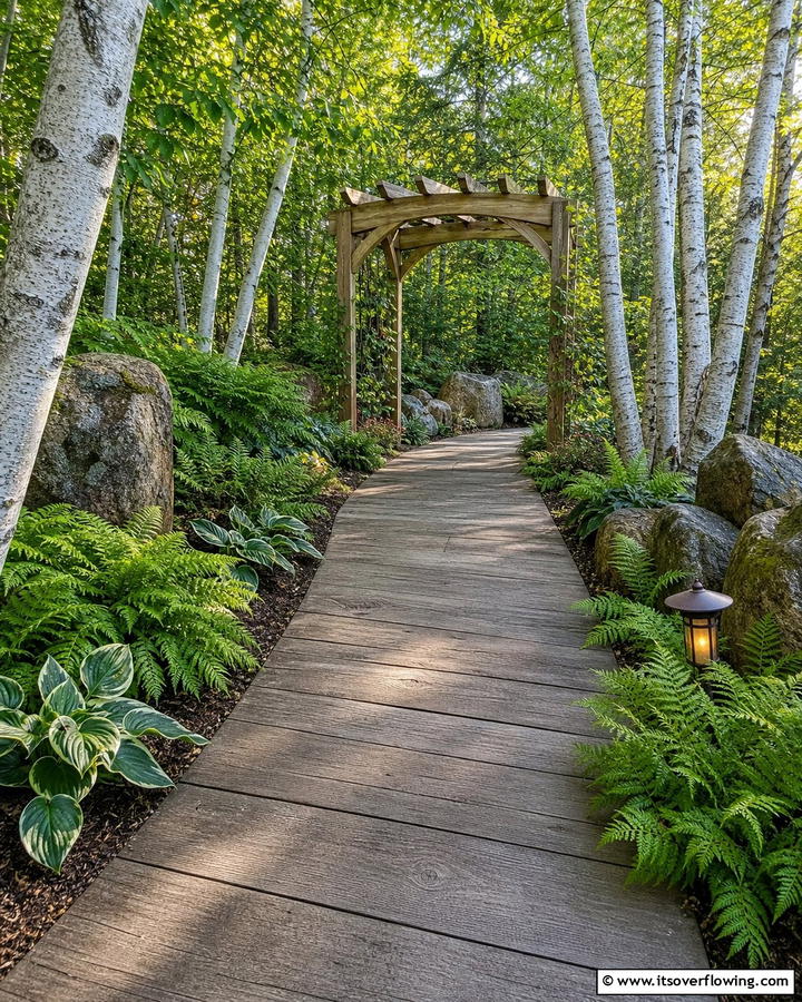 Textured Concrete for a Natural Feel - 20 Durable Concrete Walkway Ideas for Your Garden