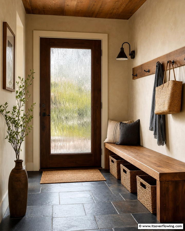 Textured Glass for Subtle Privacy - 25 Glass Front Doors Ideas to Brighten Your Entryway