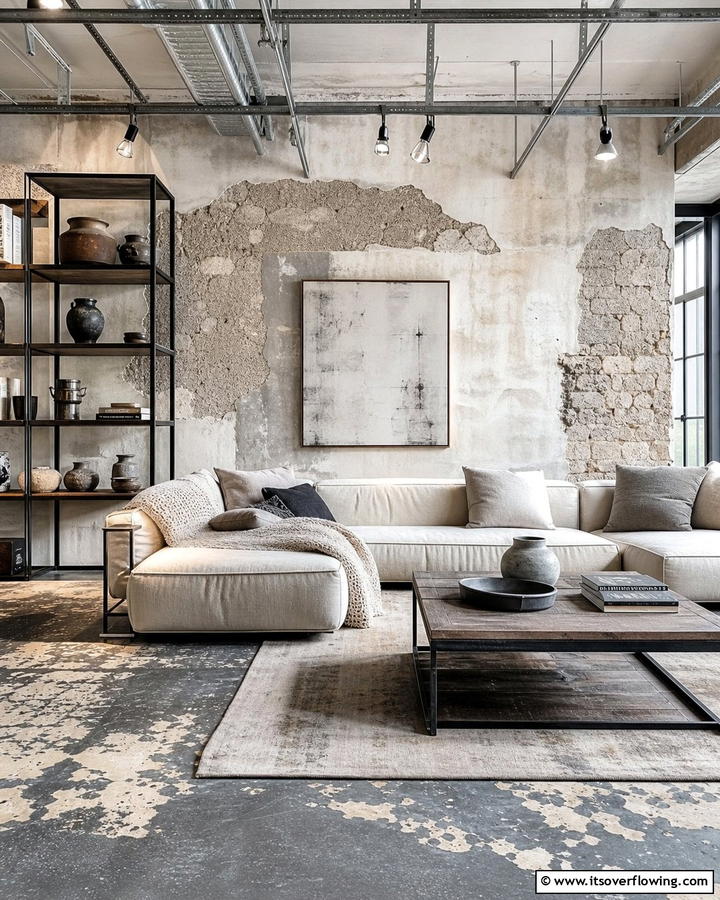 Textured Industrial Finishes - 21 Industrial Interior Design Ideas for Urban Chic Spaces