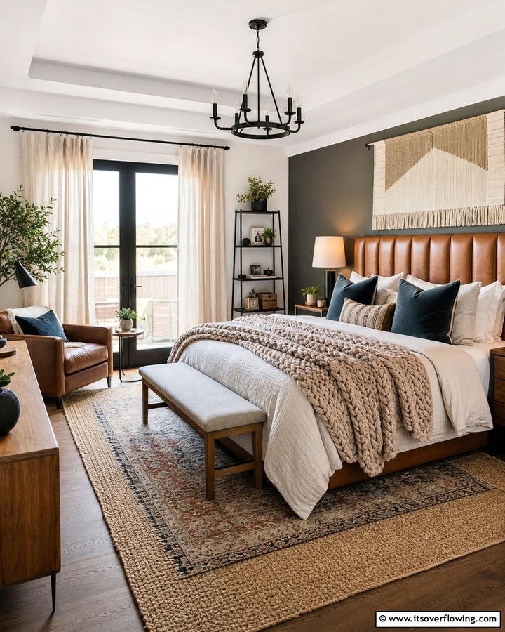 Textured Layered Looks - 21 Inspiring Bedroom Decor Ideas for a Cozy Retreat