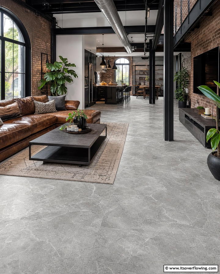 Textured Marble for Added DepthExact - 25 Marble Floor Living Room Ideas for a Luxurious Space
