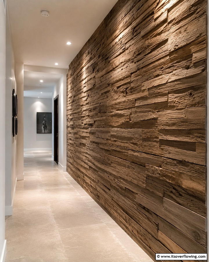 Textured Rustic Wallscape - 30 Rustic Barnwood Accent Wall Ideas to Transform Your Space