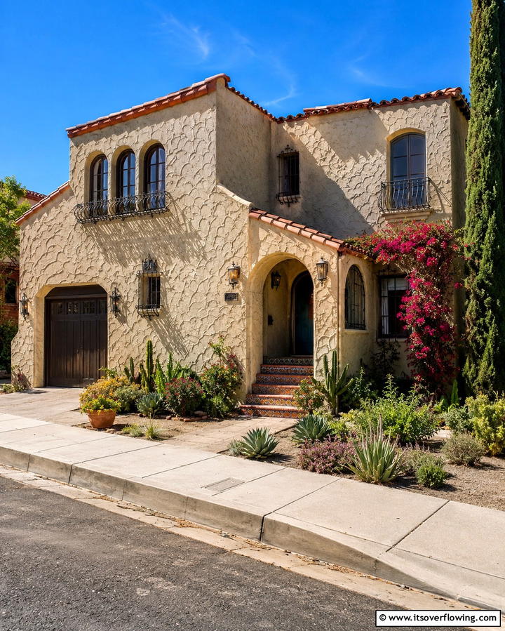 Textured Stucco - 25 1980s House Exterior Ideas for a Retro Look