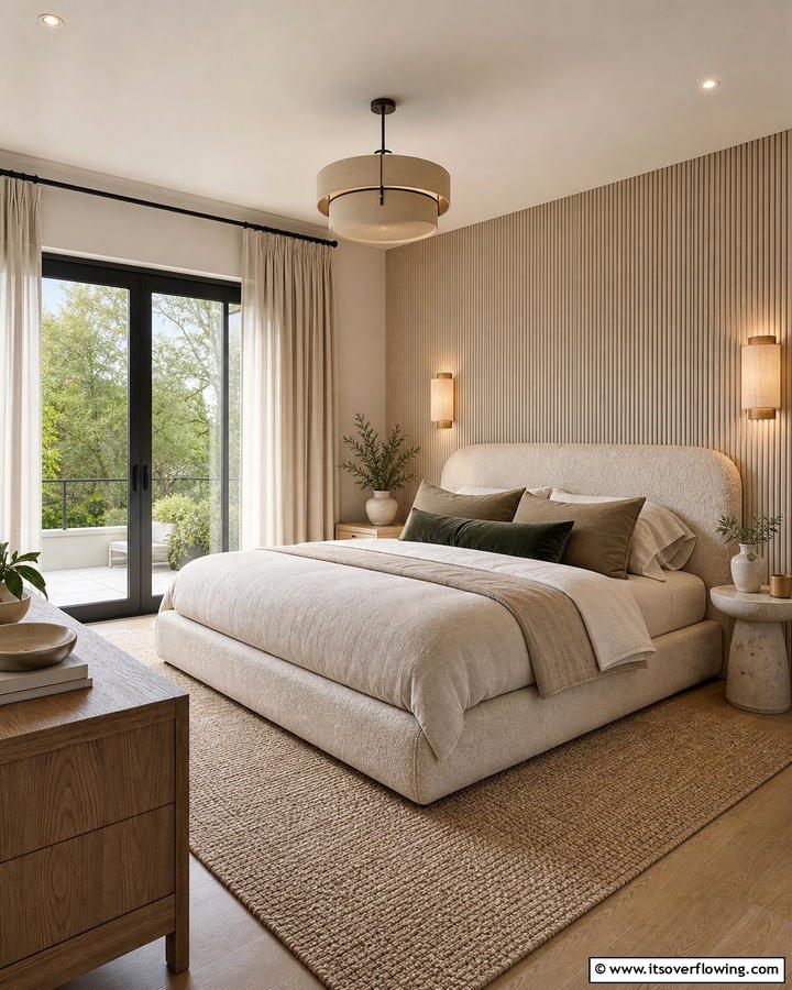 Textured Tranquility - 21 Modern Bedroom Ideas to Create a Serene Retreat