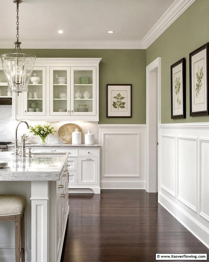 Textured Wainscoting Panels - 21 Kitchen Wall Decor Ideas for a Personalized Culinary Space