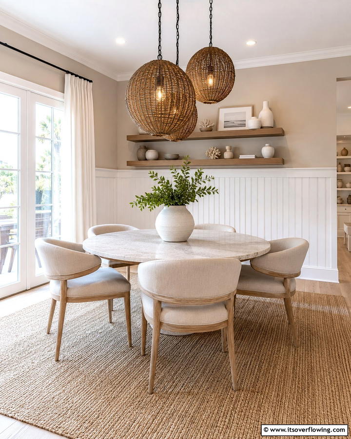 Textured Wainscoting for Added Depth - 25 Classic Dining Room Wainscoting Ideas for Timeless Appeal