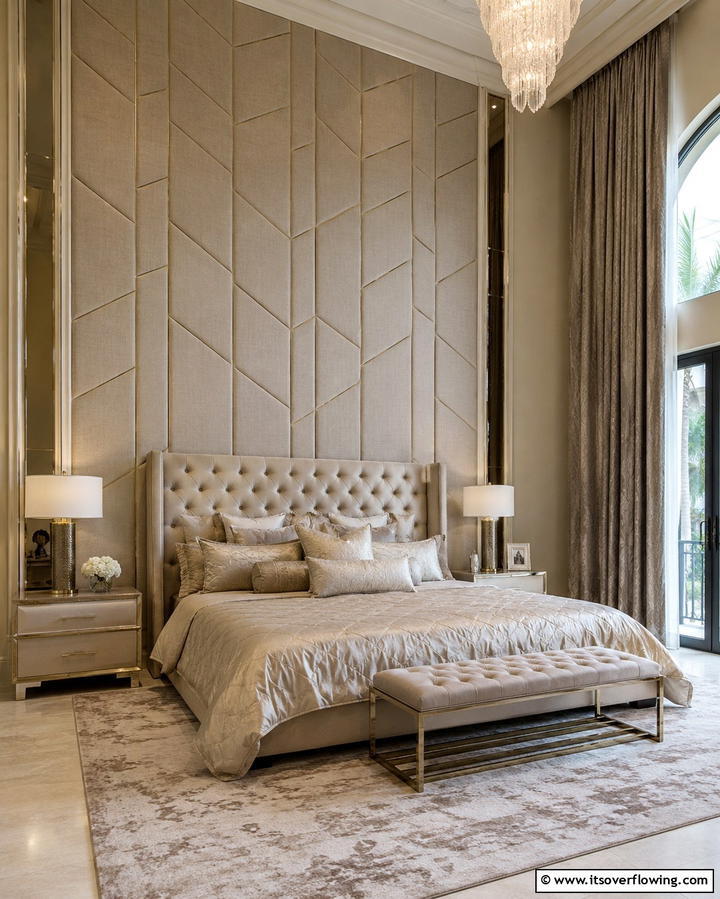Textured Wall Coverings - 30 High Ceiling Wall Decor Ideas for Tall Interior Spaces