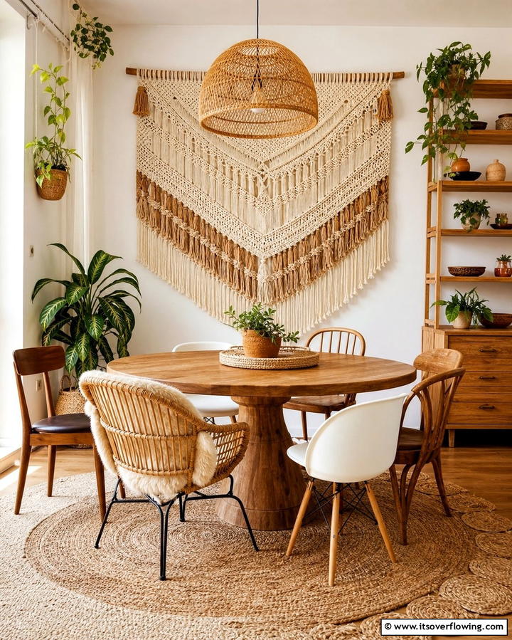 Textured Wall Hangings - 25 Dining Room Wall Decor Ideas to Elevate Your Space