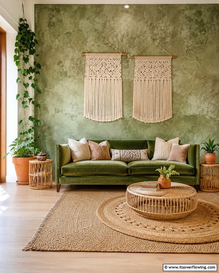Textured Wall Treatments - 30 Eclectic Boho Decor Ideas for a Free-Spirited Home Vibe