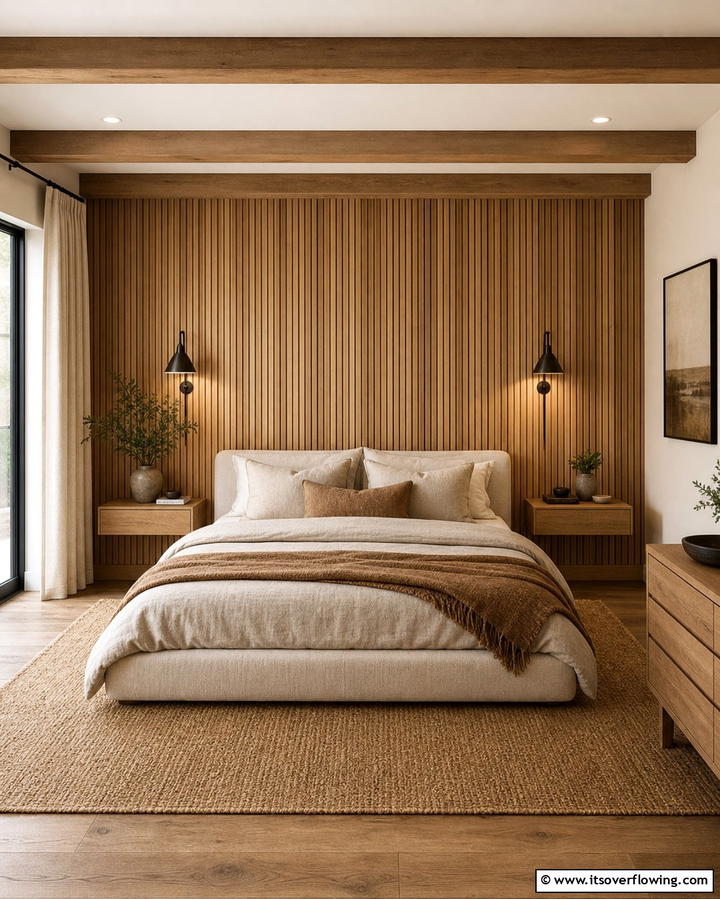 Textured Wood Paneling for Rustic Charm - 25 Feature Wall Ideas to Transform Your Space