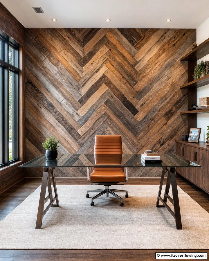 Textured Wood Panels - 25 Feature Wall Ideas to Transform Your Space
