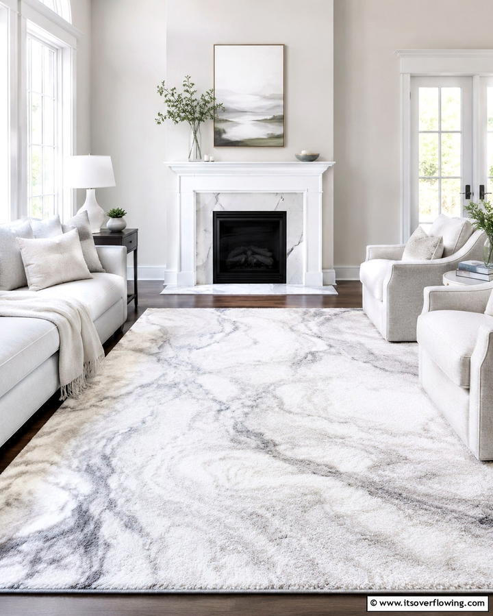 Textured Woven Rug - 30 Kitchen Rug Ideas- Stylish and Durable Floor Solutions