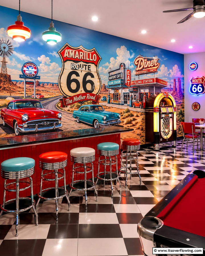 The Amarillo Route 66 Mural Amarillo - 20 Texas Murals to Add Character to Your Walls