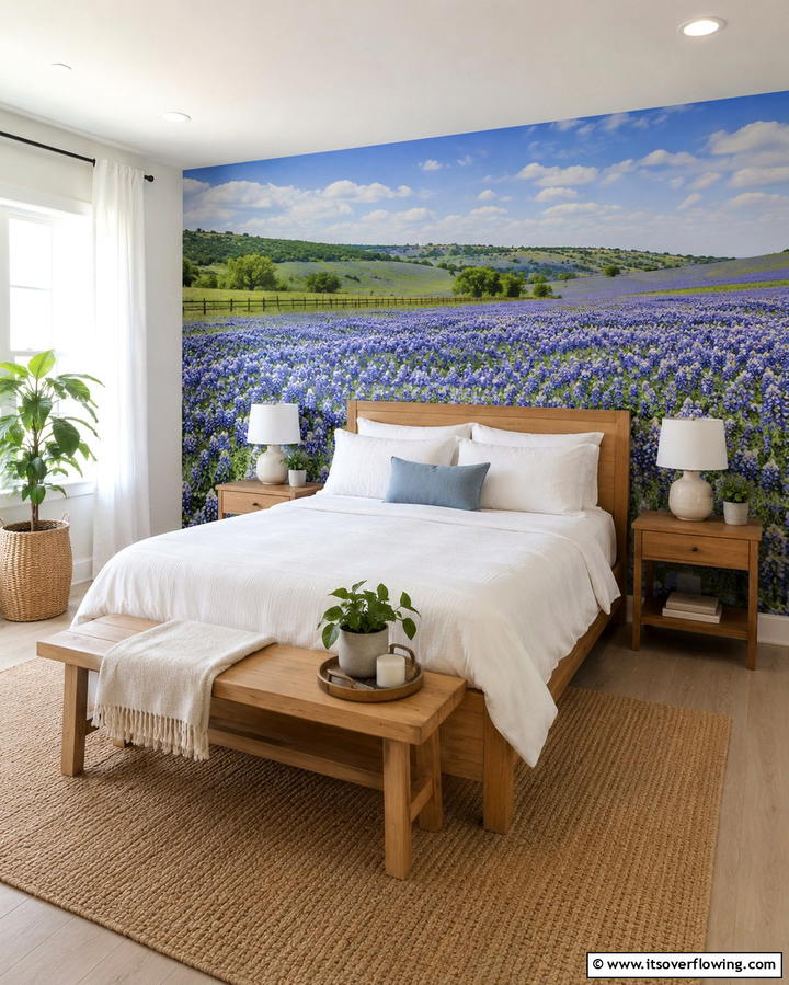 The Bluebonnet Mural Fredericksburg - 20 Texas Murals to Add Character to Your Walls